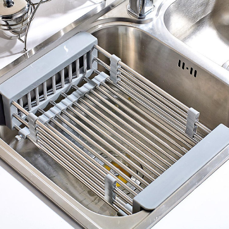 Captive Gala Stainless Steel in Sink Dish Rack Wayfair